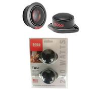 COPPIA BOSS AUDIO SYSTEMS TW12 TW 12 tweeter a cupola da 49 mm per auto