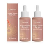 2 bottiglie di gocce abbronzanti, gocce abbronzanti senza sole per aumentare in modo naturale, effetto naturale & abbronzatura duratura per ottenere un'abbronzatura individuale del viso