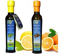 2 Bottiglie Olio Extra Vergine di Oliva e Arance e Limone di Sorrento IGP