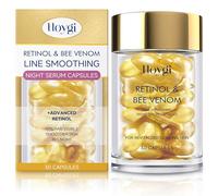 2 Bottiglie Retinol Capsule con Veleno d'Api, Retinol Correxion Line Smoothing Siero Notte, Anti Rughe e Invecchiamento, Idratante e Rassodante, Dose Singola, Applicare 1 Ogni Sera 60 Capsule