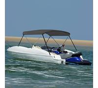 2-Bow Bimini Top - Copertura per barca, 150 x 120 x 110 cm, resistente ai raggi UV e all'acqua, con telaio in alluminio e acciaio inox, per gommoni, barche a motore, barche a vela, yacht