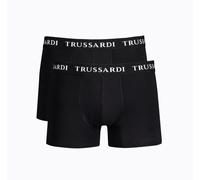 2 boxer slip da uomo ragazzo TRUSSARDI Cotone elasticizzato nero BIPACK