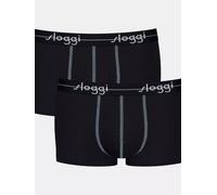 2 Boxer Sloggi Start Hipster con cuciture a contrasto in Cotone Elasticizzato