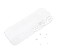 2 Boxes Strumenti Per Manicure Ciondoli Unghie Nail Art Pearle Back Piatte