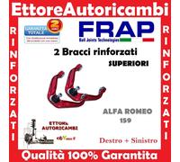 2 BRACCI OSCILLANTI SUPERIORI FRAP ALFA ROMEO 159 - TRAPEZI RINFORZATI