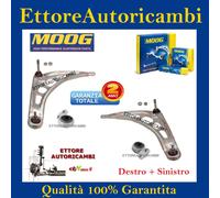 2 BRACCI SOSPENSIONE ANTERIORI + 2 BOCCOLE MOOG BMW SERIE 3 - E46 - NUOVI -