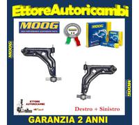 2 BRACCI SOSPENSIONE ANTERIORI MOOG LANCIA THEMA CON TESTINA DA 13" - NUOVI -