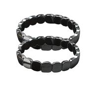 2 Bracciale Uomo Ematite, Braccialetti Uomo Ematite, Braccialetto Di E-matite Rafforzante Fiducia In Se Stessi, Indossabile Quotidiano Alla m-oda Braccialetti Che Aumentano L'energia Gioielli Polso