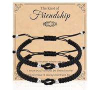 2 braccialetti dell'amicizia per coppia, per amici, mariti, mogli, fidanzati, San Valentino, Natale, compleanno