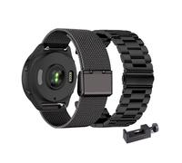 2 bracciali compatibili con Garmin Forerunner 255/255 Music Band, in acciaio inox e metallo mesh di ricambio per Garmin Forerunner 255/255 Music Cinturino per orologio da polso per uomo e donna, Eine