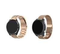 2 bracciali compatibili con Polar Unite/Ignite/Pacer, cinturino da 20 mm, in tessuto a rete, in acciaio inox, cinturino di ricambio per business