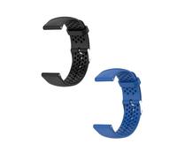 2 bracciali sportivi compatibili con Samsung Gear 2/Gear 2 Neo/Gear 2 Live, cinturino di ricambio da 22 mm, cinturino in silicone traspirante per Samsung Gear 2/Gear 2 Neo/Gear 2 Live, uomo e donna