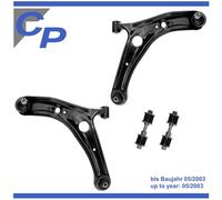 2 Braccio Frontale per Toyota Yaris Verso - 2005 2 Barre Accoppiamento