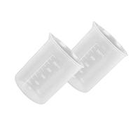 2 brocche graduate trasparenti da 250 ml in plastica PP graduate tazze di miscelazione accessori da cucina per la misurazione della cottura liquidi per la miscelazione di alimenti liquidi
