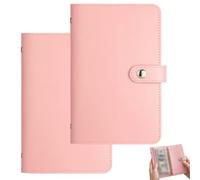 2 buste da 100 buste, per risparmiare denaro e raccoglitore, libro delle sfide di risparmio per coppie, libro di sfide di risparmio, libro per risparmiare denaro per uffici e casa, colore: rosa