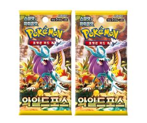 2 buste di espansione delle forze temporali Pokemon TCG Wild Force Booster Pack