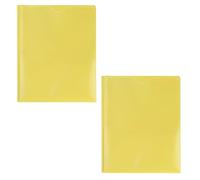 2 buste portadocumenti formato lettera, con 2 tasche e 3 rebbi, 237 x 295 mm, organizer per documenti per scuola, viaggi, relazioni