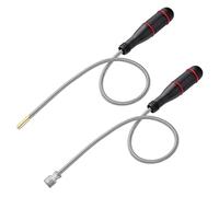 2 Calamita Flessibile con Maniglia Antiscivolo,Calamita Telescopica Flessibile Officina Asta Magnetica Flessibile,Strumento Magnetico Flessibile per Raccogliere Oggetti di Ferro-Utensile Magnetico