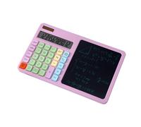 2. Calcolatrice da tavolo solare con display LCD a 12 cifre con alimentatore per contabilità aziendale Calcolatrice di energia solare per uso esterno