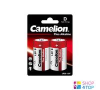 2 Camelion D Più Batterie Alcaline LR20 MN1300 AM1 E95 1.5V 2BL Exp 2028 Nuovo