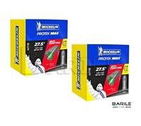 2 Camera D'aria Antiforatura Bici MTB 27,5 " x 1.9 - 2.5 MICHELIN PROTEK MAX P.