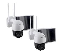2 caméras avec panneau solaire - CHACON - 2-IPCAM-DM02 - Extérieur - WiFi