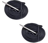 2 CAMERE D'ARIA 700 X 18 / 25C CON VALVOLA PRESTA FRANCESE 80 mm BICI BICICLETTA DA CORSA STRADA FIXED BIKE RUOTA COPERTONE