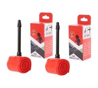 2 camere d'aria in TPU per biciclette da 22 pollici, include adattatore per telaio per una vestibilità sicura con valvola Presta (((501 1.0-1 3/8) 65 mm)