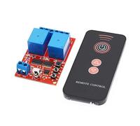 2 canali 2CH 5V 12V 24V IR Infrarossi Telecomando Interruttore Modulo Relè Ad Alta Corrente Scheda LED Indicatore di Stato (5V)