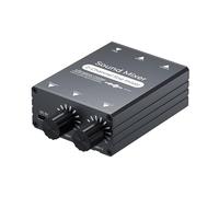 2 Canali 3.5mm Sound Mixer Sound Mixing Machine per Podcasting Switching Attrezzature Portatile Accessori Live Stream Splitter