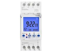 2 canali programmabili 24 ore orologio secondi intervallo timer digitale interruttore guida Din 7 giorni relè interruttore orario programmabile(TM922-K 85-265V)
