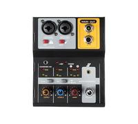 2 Canali Studio Mixer Sound Board Consolre USB Mixer Uditivo Con Hifi Suono Risoluzione 32Bit/384kHz Per PC Live Mixing Console