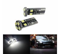 2 Canbus T10 W5W 501 147 8 LED SMD Luce Targa Indicatori DRL