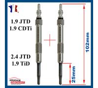 2 Candela Candelette per Astra H Vectra C Zafira B 1,9 CDTI 100 120