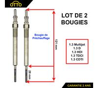 2 Candela Candelette Pinze Opel Astra J Corsa D Meriva B 1.3 CDTI 95522517
