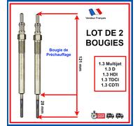 2 Candela Candelette Pinze per Ford Ka 1.3 TDCI - 1724842 BS516M090AA