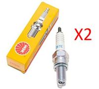 2 CANDELA CR7E NGK PER ACCENSIONE QUAD YAMAHA YFM 700 RAPTOR