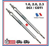 2 Candela Candelette Diesel Pre-riscaldare per Fluenza Kadjar 1.6 2.0 DCI