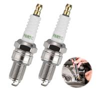 2 candele di ricambio F6RTC, candele di accensione per auto compatibili con NGK BPR6ES Bosch WR6DC WR7DC Denso W20EPR-U MTD 951-10292/751-10292 Champion RN9YC RN10YC, ricambio OEM per auto e moto