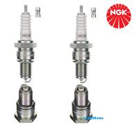 2 CANDELE NGK BPR7ES PASSO LUNGO YAMAHA XV VIRAGO 535 700 750 1100