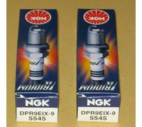 2 Candele NGK Iridium DPR9EIX-9 per Kawasaki GPZ 305 B Belt Anno Fab. 1984-1989