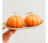 2 candele profumate a forma di zucca del Ringraziamento candele decorazione Halloween aromaterapia candela per casa cucina decorazione tavolo forniture per feste di Halloween