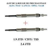 2 Candelette di Preaccensione NEWPARTS Per Astra H Vectra C Zafira B 1.9 CDTi