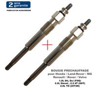 2 Candelette Di Riscaldamento Per NEWPARTS Rover 25 45 220 420 620 2.0 Di