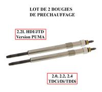 2 Candelette Preriscaldo NEWPARTS Per Jaguar X-Type 2.0 2.2 2.4 D Td4