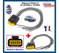 2 Capocorda Per Supporto Luci Posteriori Compatibile Renault 2 PHASE 2 06 08