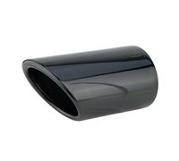 2 Cappa di Scarico Nero Acciaio Inox Audi A4 B8 A5 8T TFSI Apertura Tubo Finale