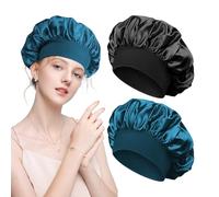 2 cappe in seta per dormire, in seta, per capelli e donne, per la notte