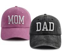 2 cappelli coordinati per mamma e papà, per donne e uomini, regali per i nuovi genitori per coppie, berretto da baseball per papà, festa della mamma, regalo di compleanno per papà e mamma