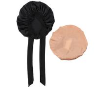 2 cappelli da notte multiuso pratici berretti da notte in raso per capelli da